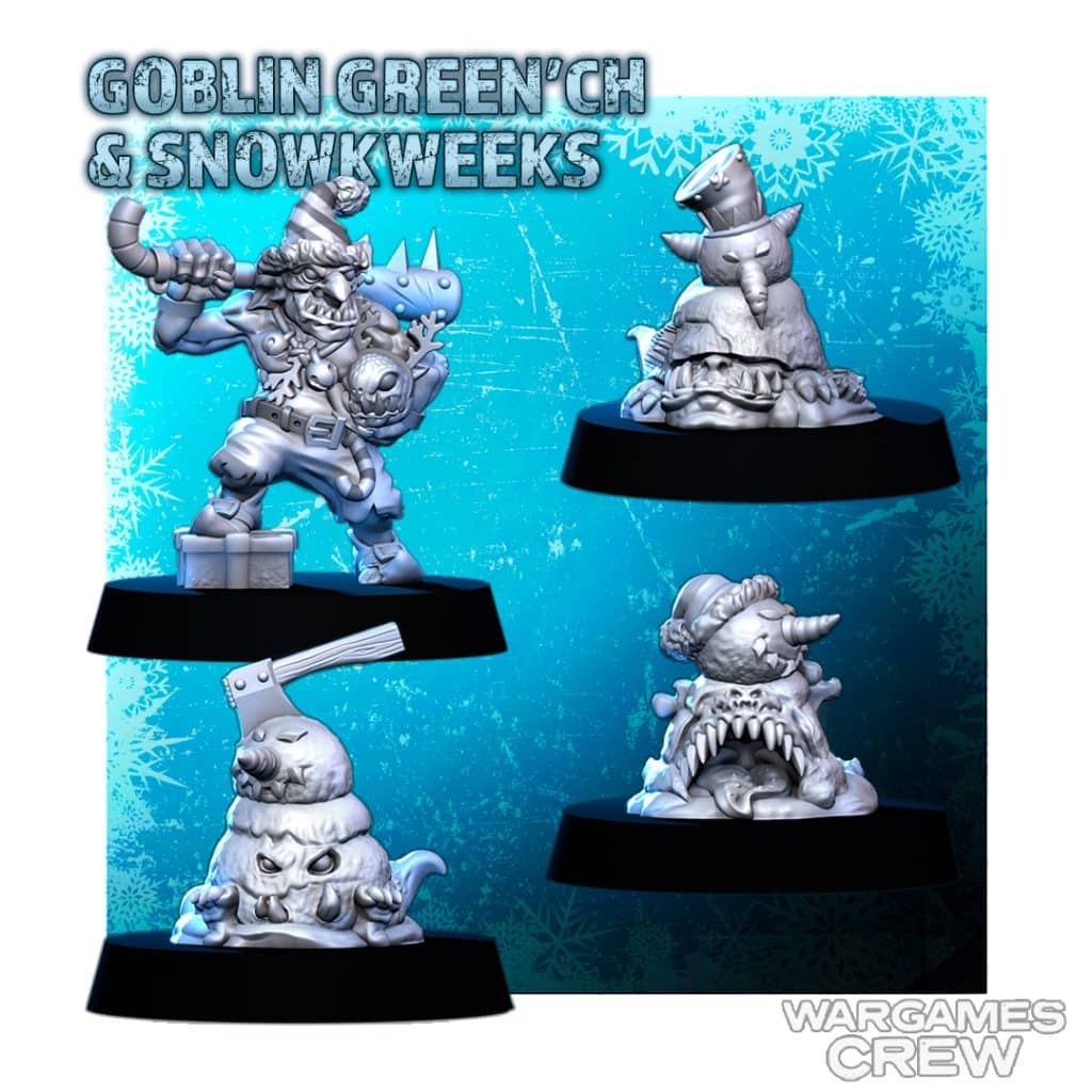 Goblin Green'ch & Snowkweeks - Wargames Crew