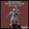Adept Mechanical Servant with Chainsaw (and Licking Saw)