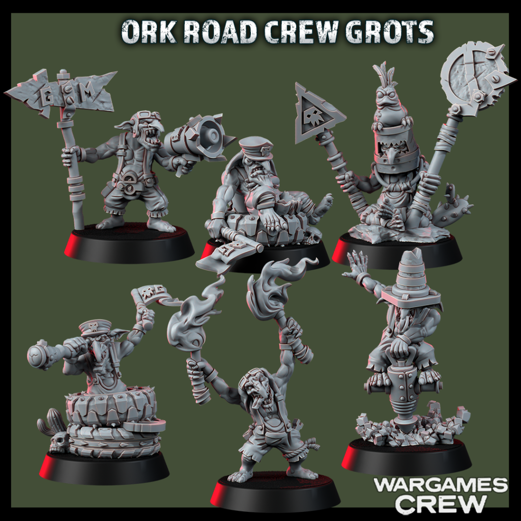 Orck Grot Road Crew - Wargames Crew