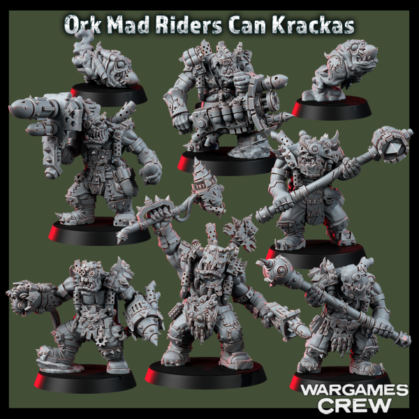 Ork Mad Rider Can Krackas