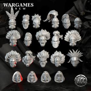 Upgrade pack - Abyssinian Colonial Phalanx Heads