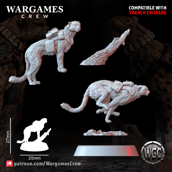 Cheetah Auxiliary Corps x2 (Trench Dogs) - Image 5