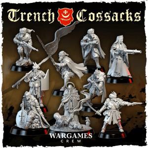TRENCH COSSACKS SUPPORT KURIN PACK x9 models
