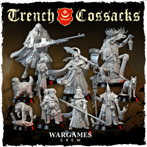 TRENCH COSSACKS ZHOLDAK MERCENARY PACK x10 models