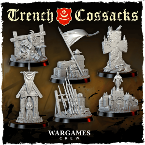 Trench Cossacks Objective Markers x6